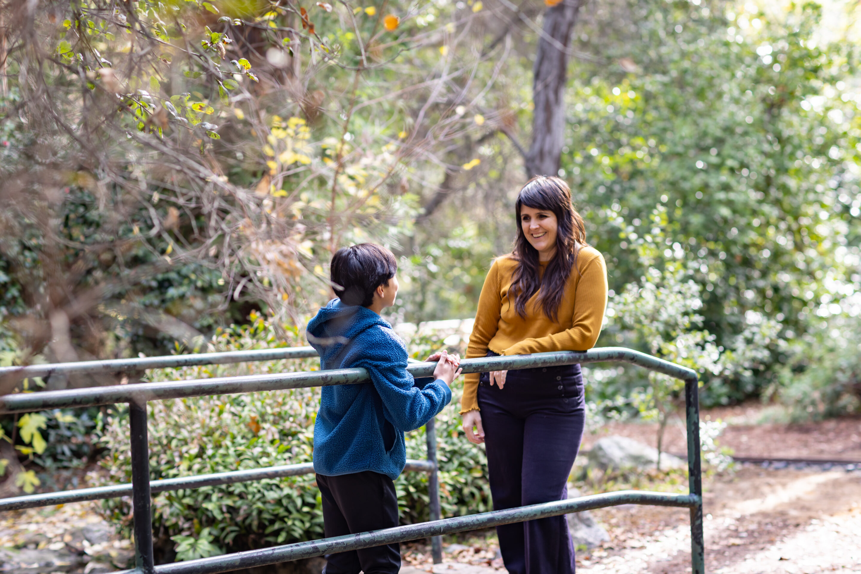 CBT specialist in Los Angeles talking to her childhood depression patient